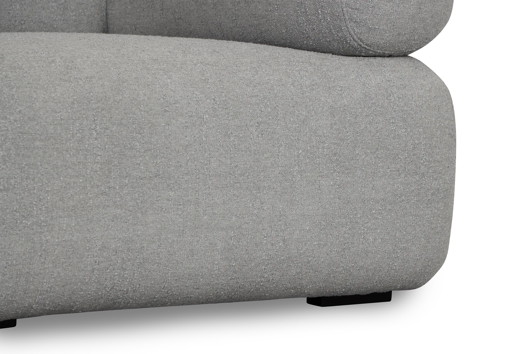 Celeste Light Gray Fabric Right Chair