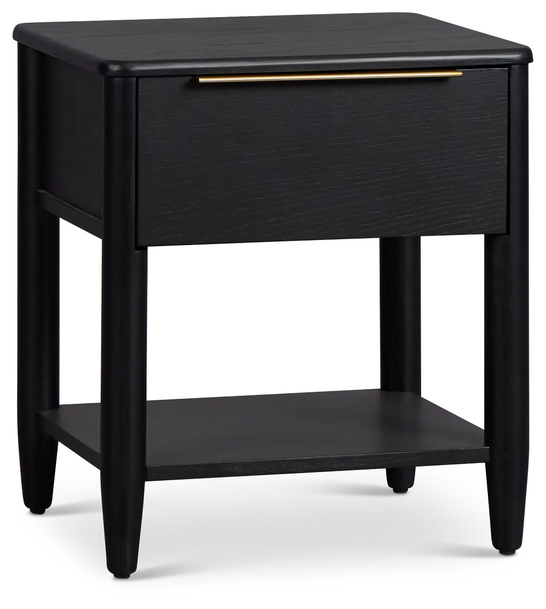 Stockton Black Small Drawer Nightstand Stockton Black Small Drawer Nightstand