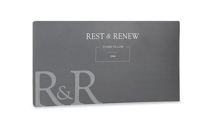 Rest & Renew Down 30% Stomach Sleeper Pillow