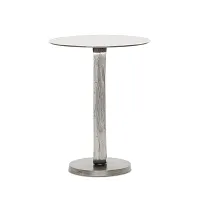 Four Hands Deem Nickel Round End Table
