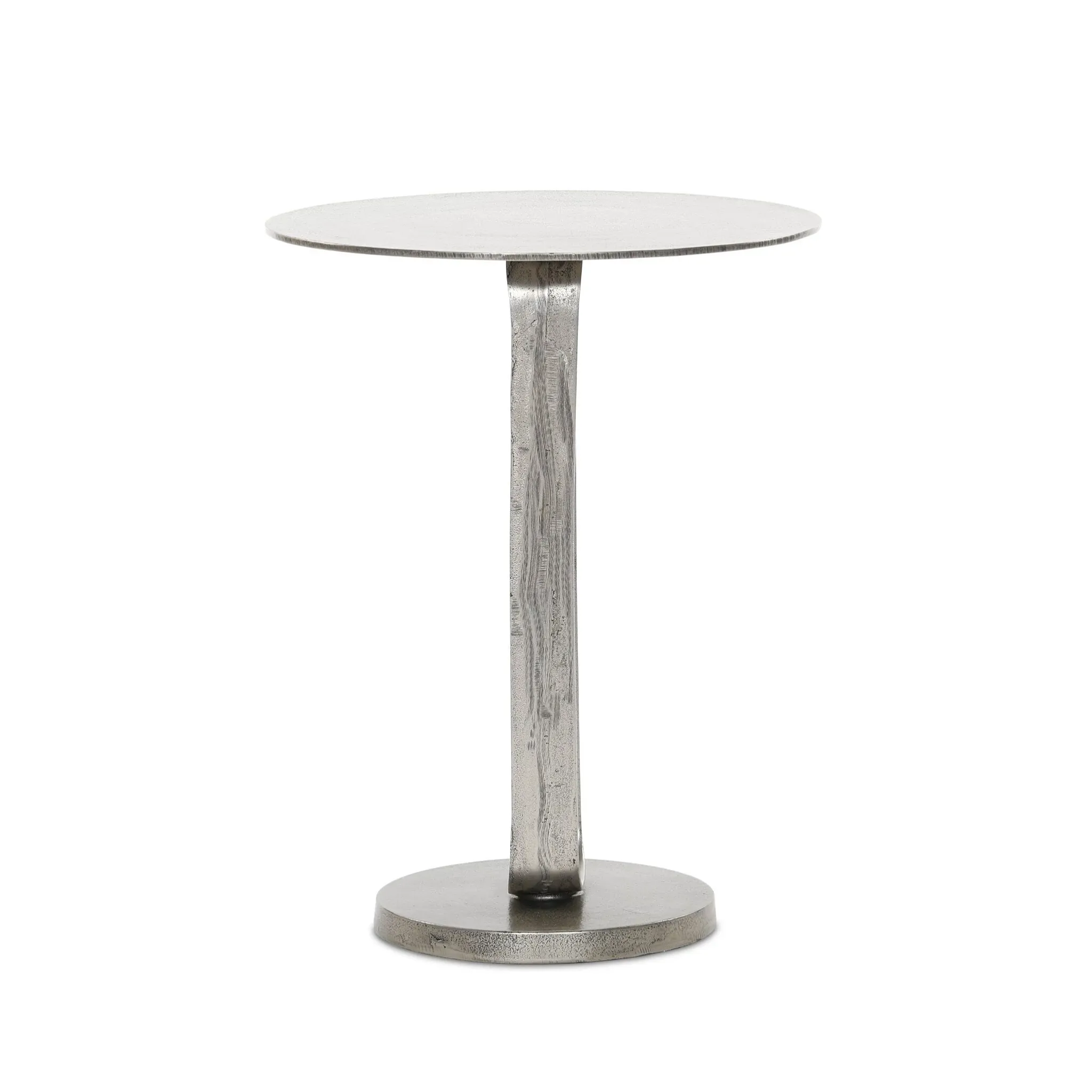 Four Hands Deem Nickel Round End Table