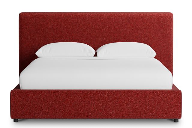 Grayton Elite Red 44" Upholstered Platform Bed