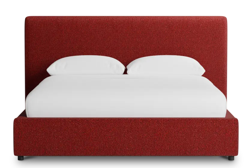 Grayton Elite Red 44" Upholstered Platform Bed Grayton Elite Red 44" Upholstered Platform Bed