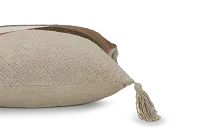 Carvan Beige 18" Accent Pillow