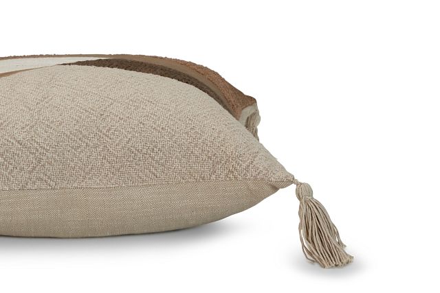 Carvan Beige 18" Accent Pillow