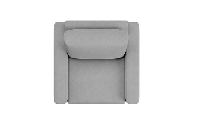 Edgewater Suave Gray Swivel Chair