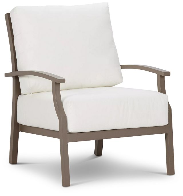 Raleigh White Aluminum Chair