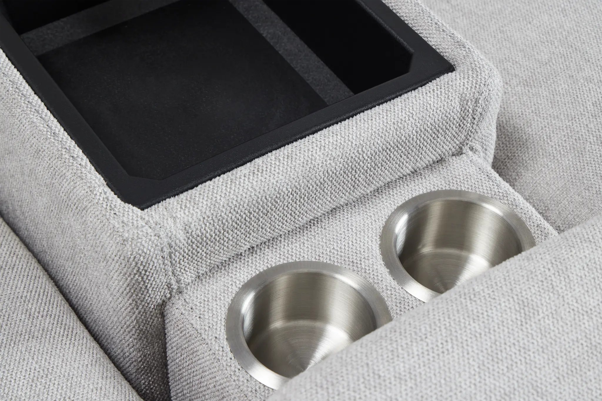 Callum Light Gray Storage Medium Right Triple Power Chaise Sleeper Sectional Callum Light Gray Storage Medium Right Triple Power Chaise Sleeper Sectional