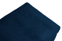 Charlie Dark Blue Fabric Ottoman