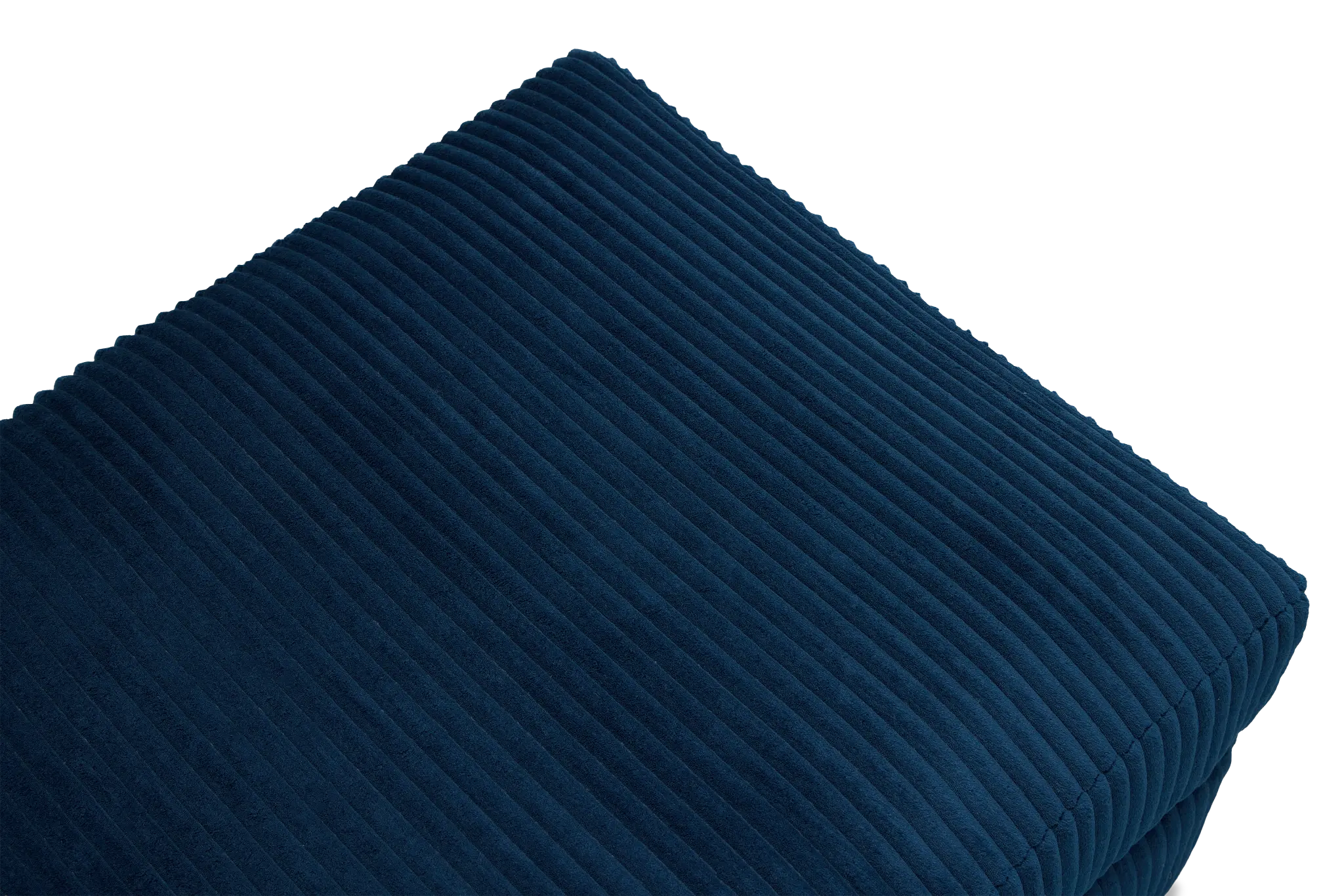 Charlie Dark Blue Fabric Ottoman Charlie Dark Blue Fabric Ottoman