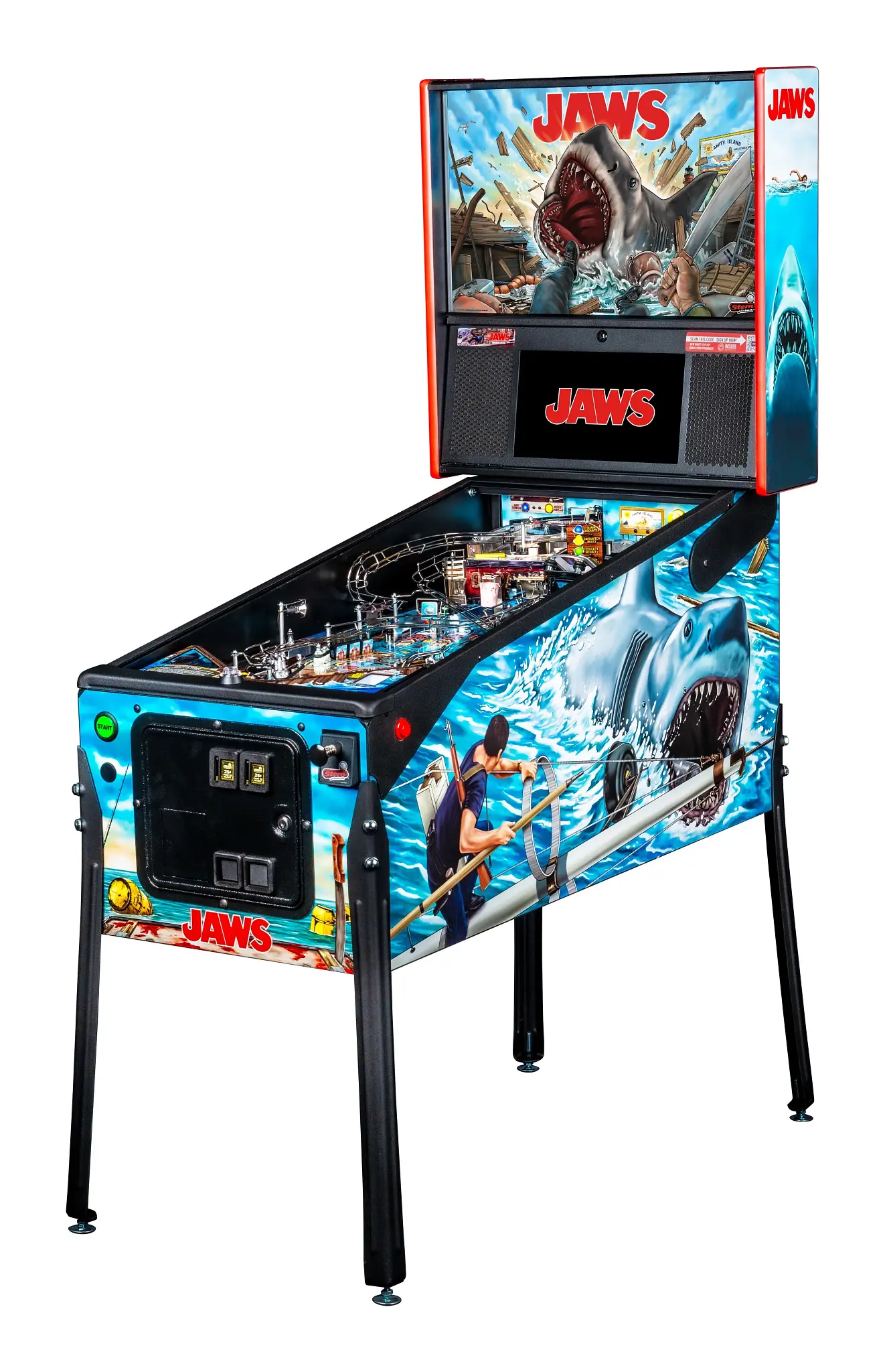 Jaws Premium Pinball Machine Jaws Premium Pinball Machine