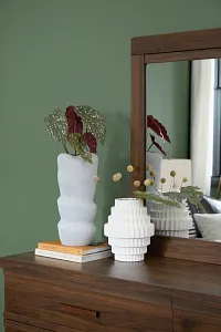 Waffi White Large Vase