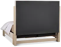 Miramar Light Tone Uph Panel Bed