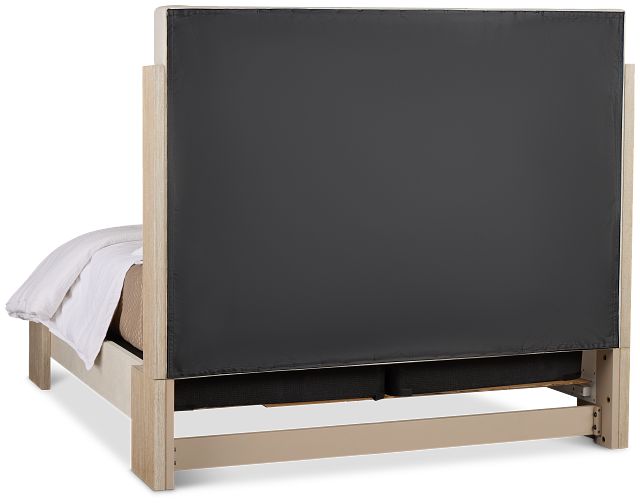 Miramar Light Tone Uph Panel Bed