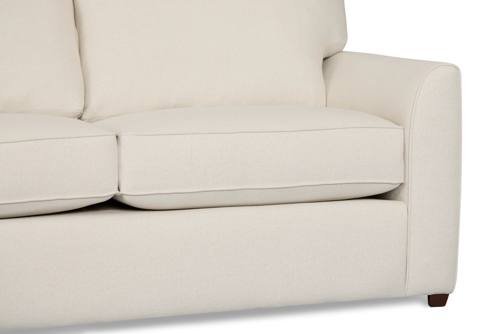 Tate Light Beige Fabric Large Left Chaise Sectional