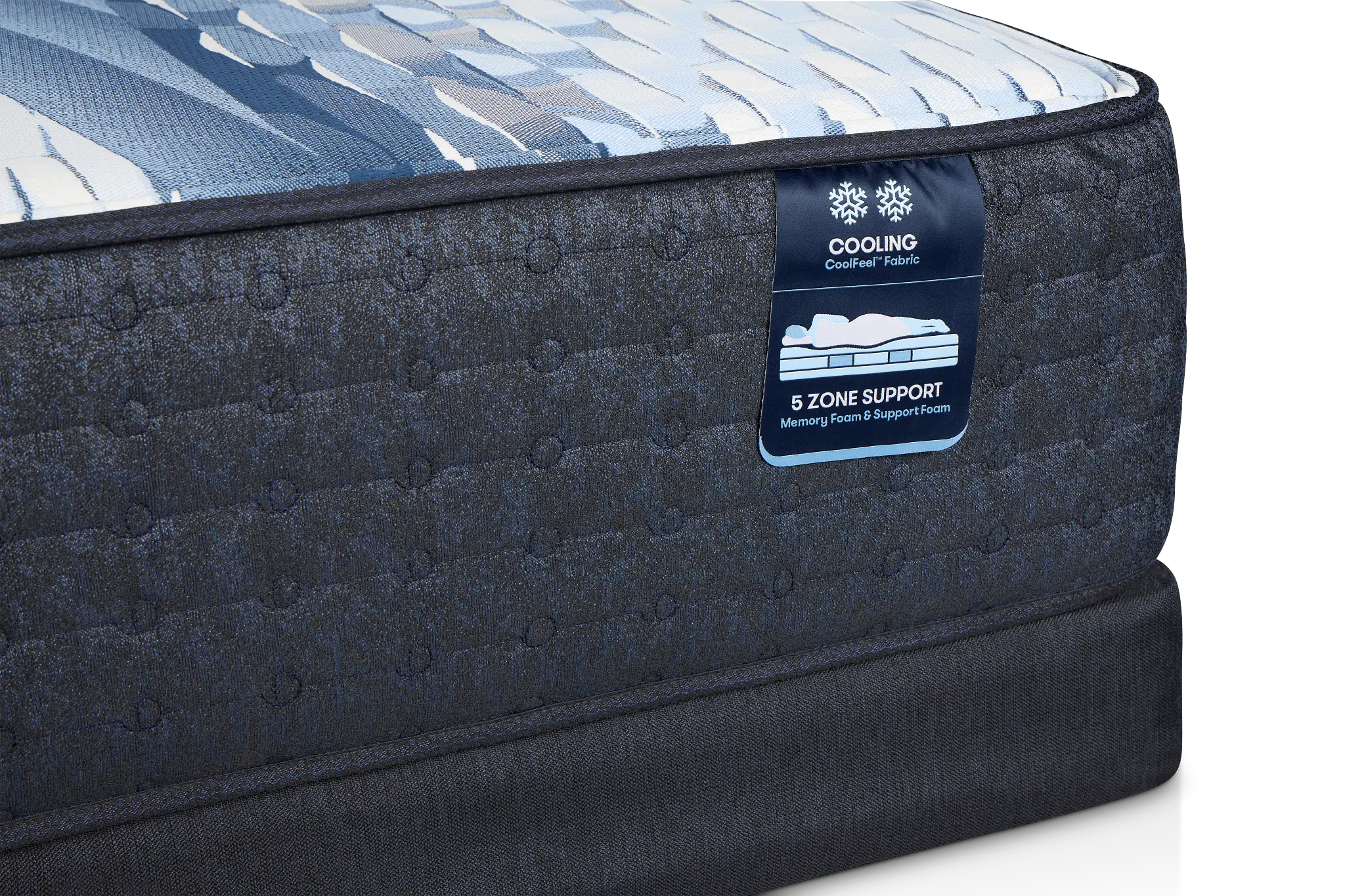 Serta Icomfort Iona Medium Low-profile Mattress Set Serta Icomfort Iona Medium Low-profile Mattress Set