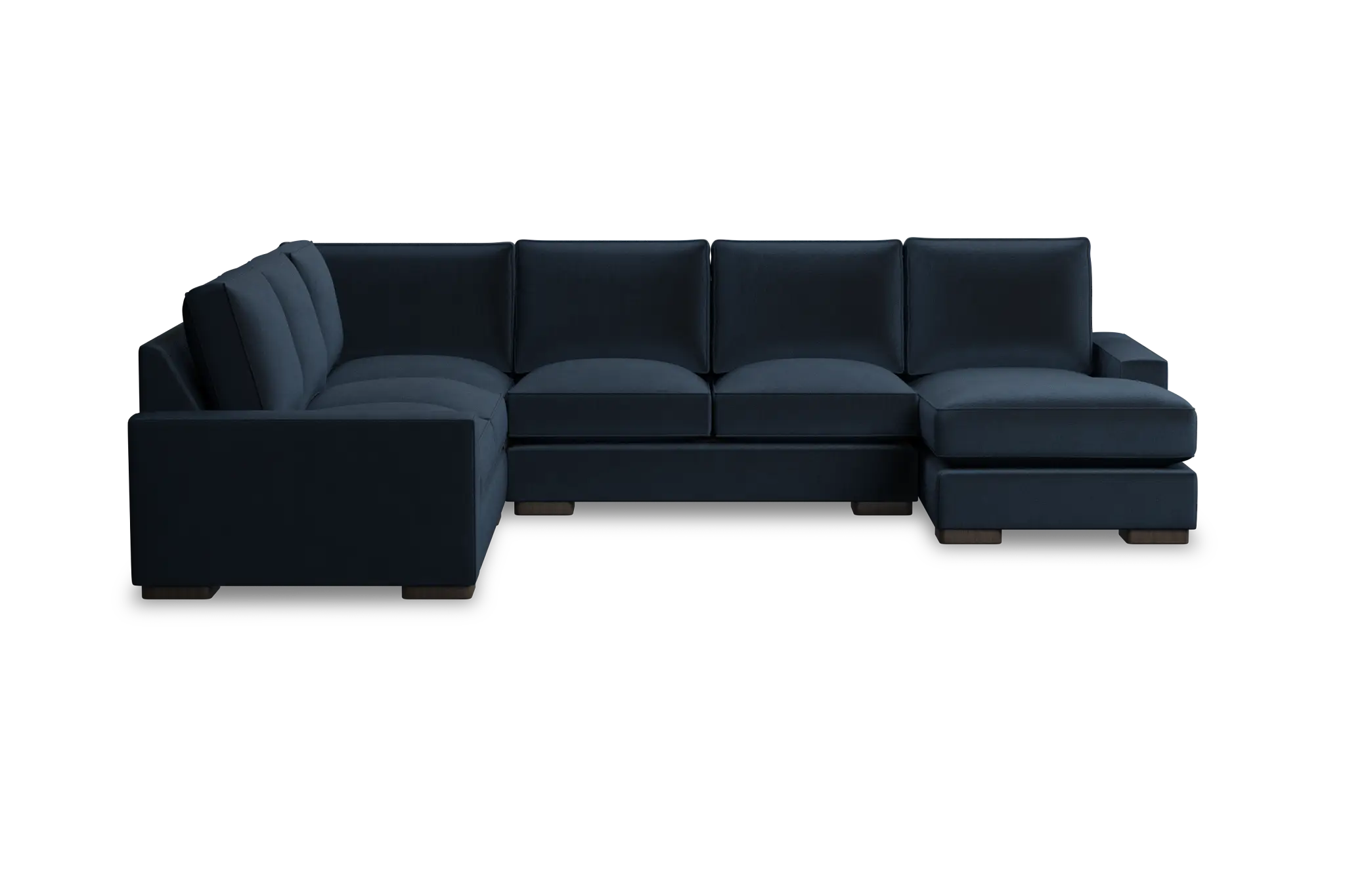 Edgewater Joya Dark Blue Medium Right Chaise Sectional Edgewater Joya Dark Blue Medium Right Chaise Sectional
