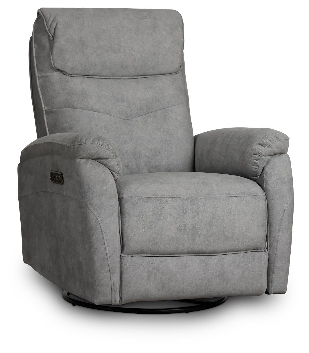 Ryder Gray Micro Power Swivel Glider Recliner Ryder Gray Micro Power Swivel Glider Recliner