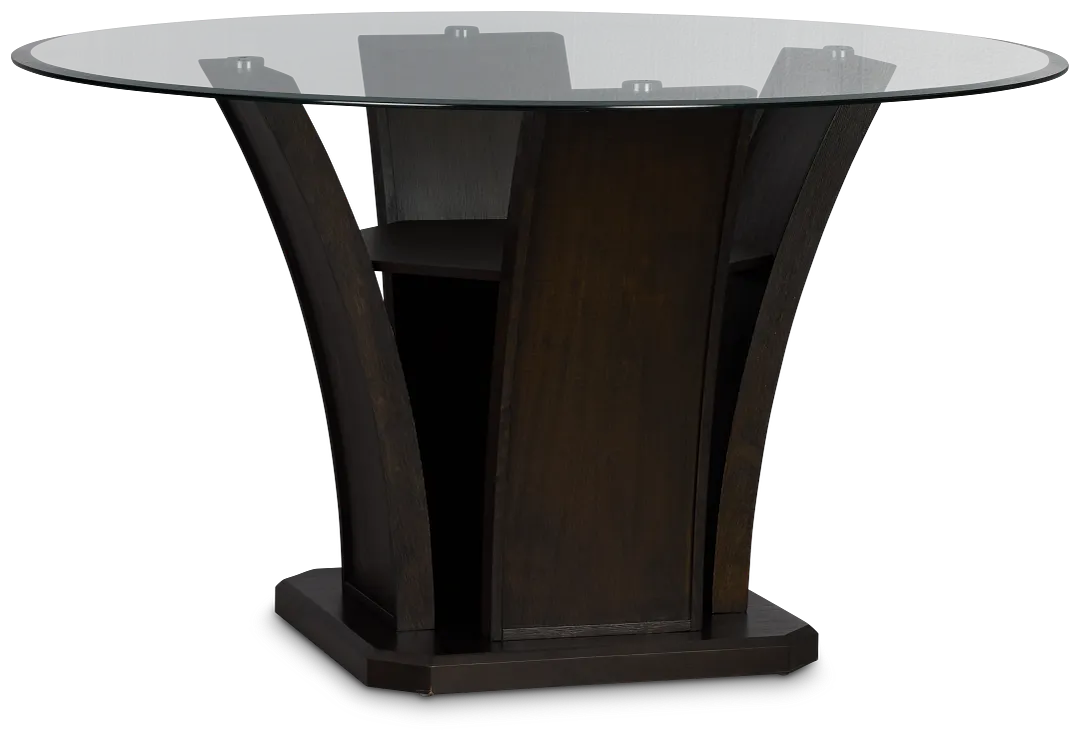 Roswell Glass Round Table