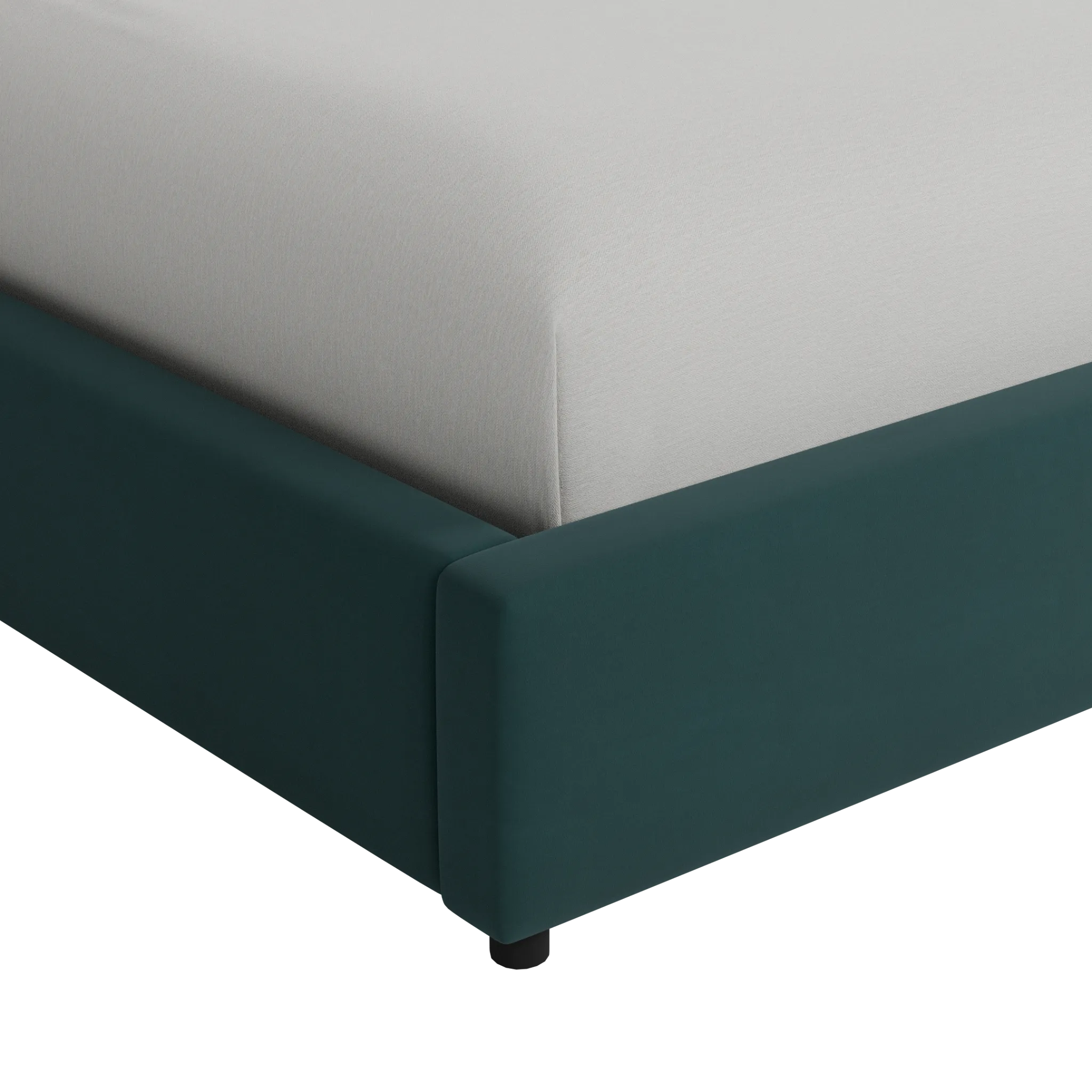 Grayton Joya Green 44" Upholstered Platform Bed