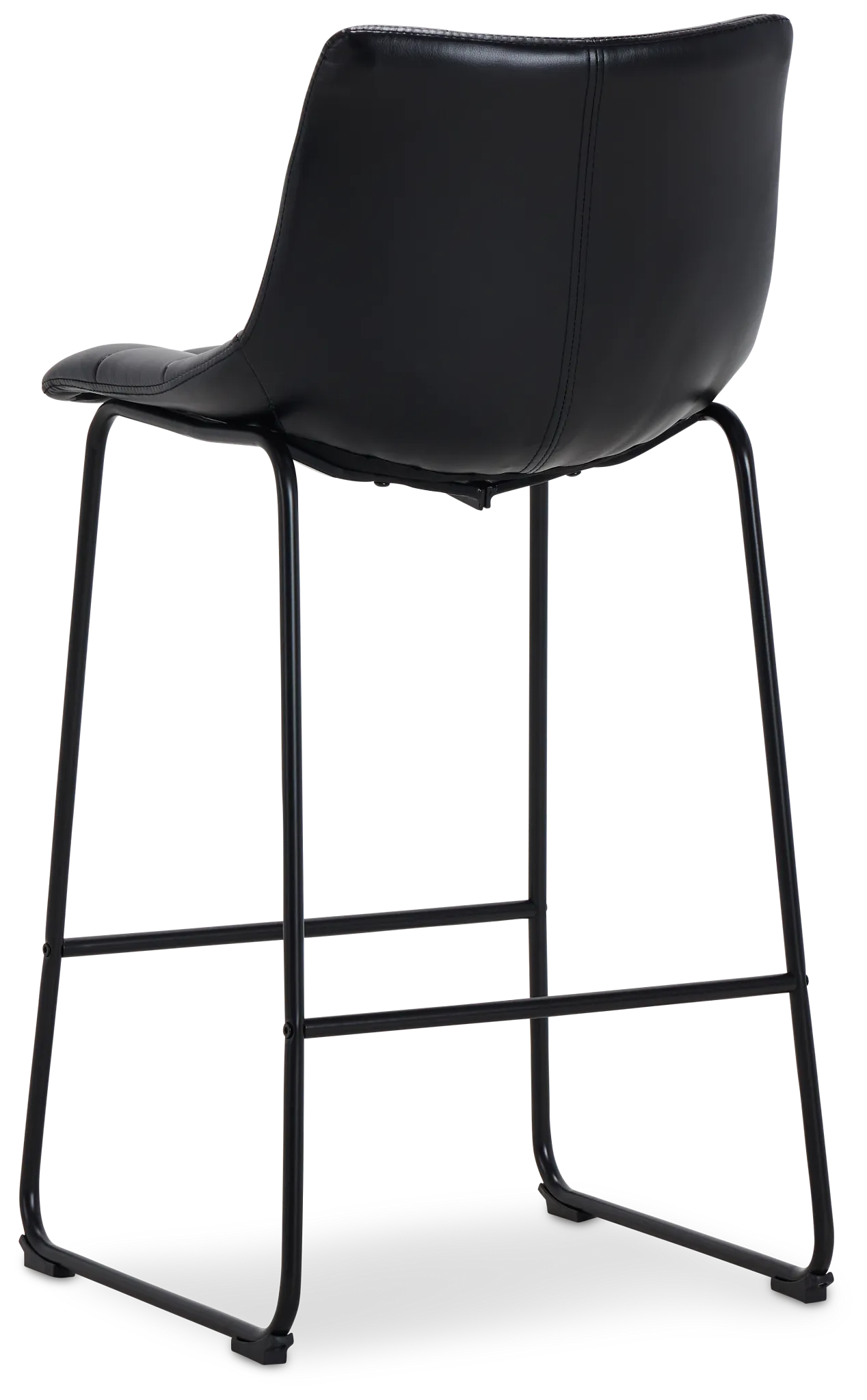 Seth Black 32" Upholstered Barstool