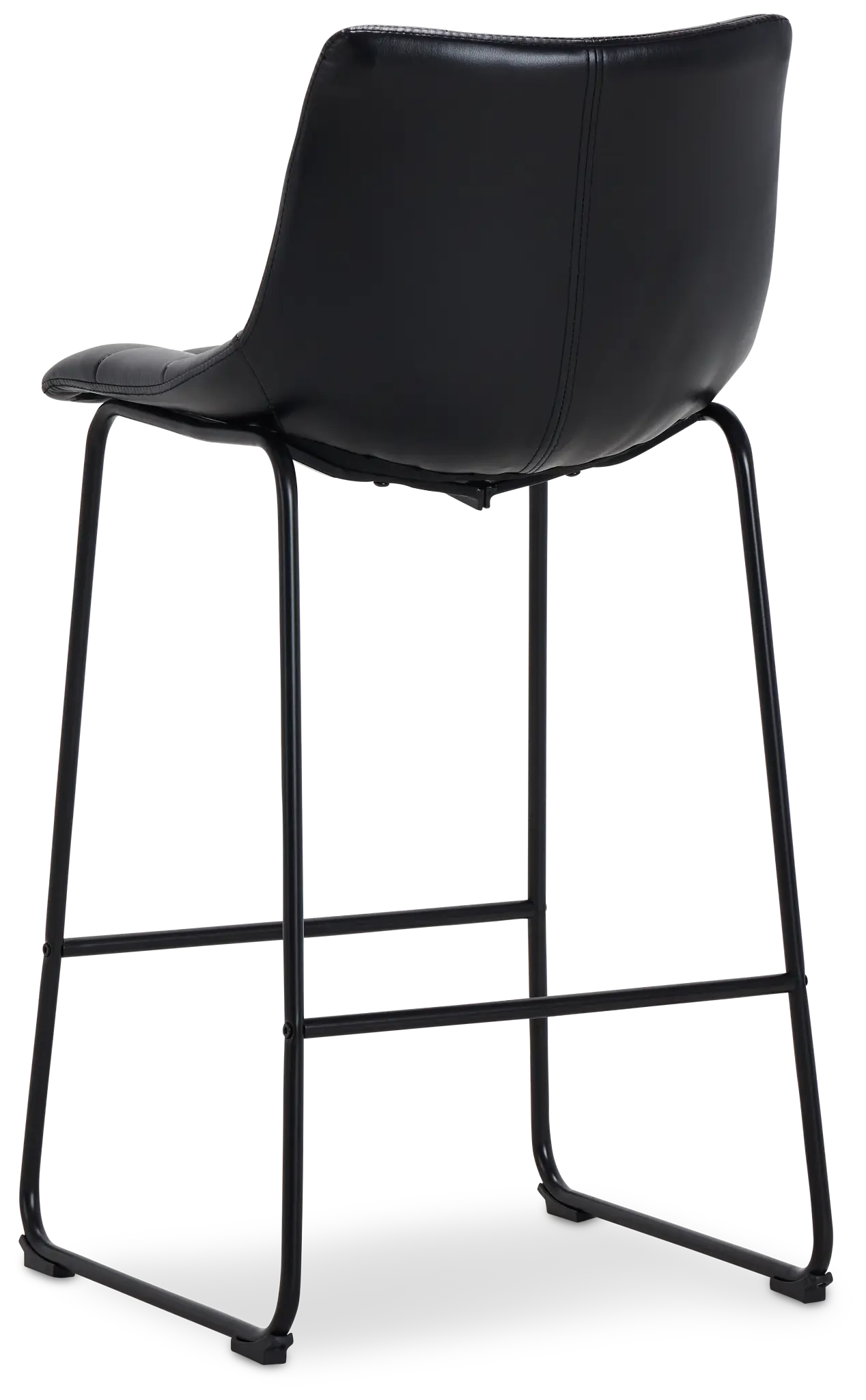 Seth Black 32" Upholstered Barstool Seth Black 32" Upholstered Barstool