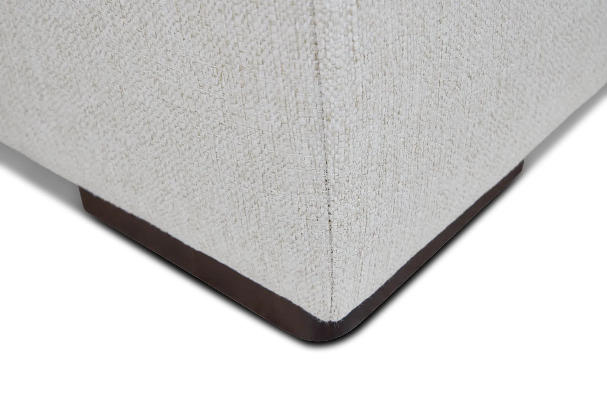 Austin White Fabric Medium Two-arm Sectional