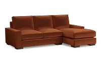 Edgewater Joya Orange Right Chaise Sectional