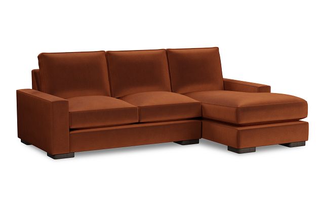 Edgewater Joya Orange Right Chaise Sectional