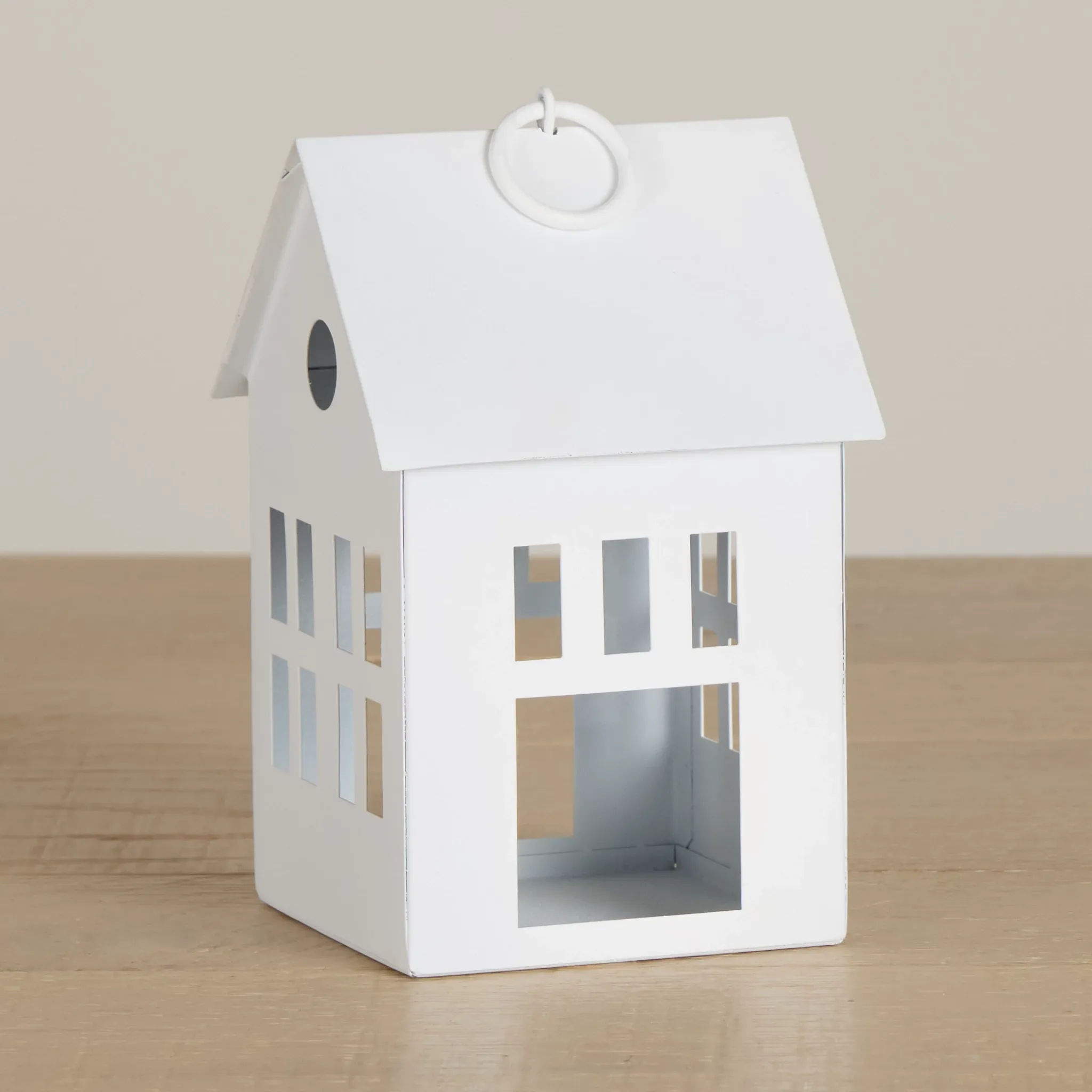 House White Small Candle Holder