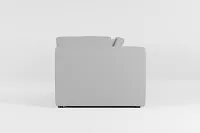 Destin Suave Gray Fabric 3-piece Modular Sofa