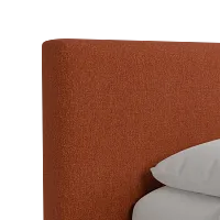 Grayton Elite Medium Brown 44" Upholstered Platform Bed