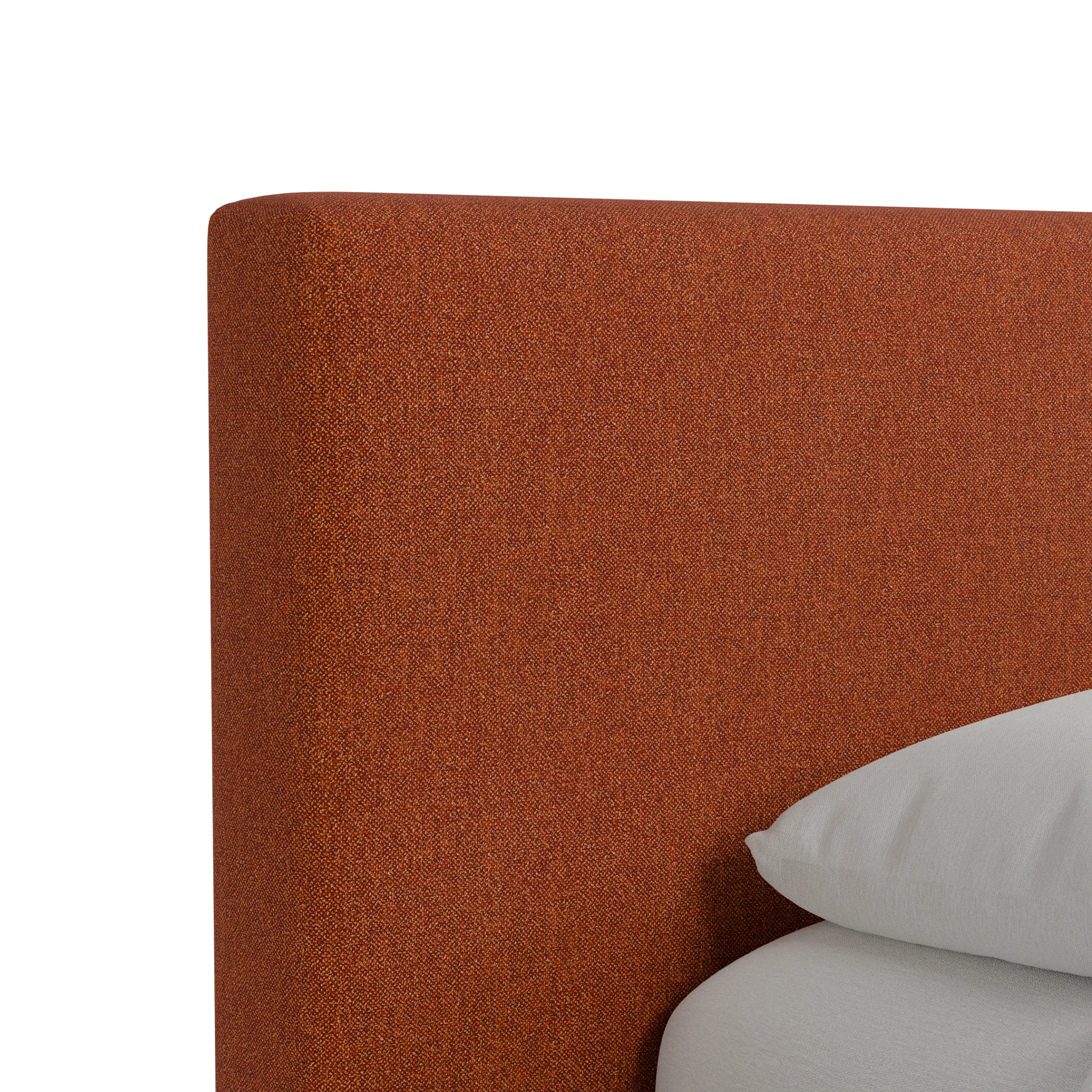 Grayton Elite Medium Brown 44" Upholstered Platform Bed