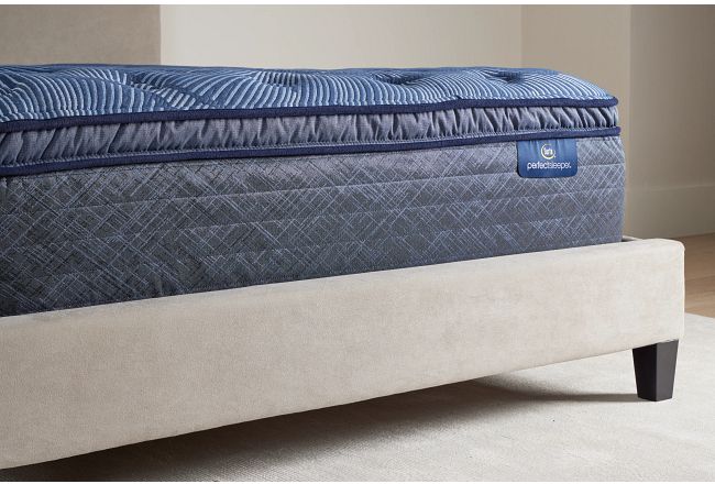 Serta Perfect Sleeper Cobalt Calm 15" Plush Pillow Top Mattress