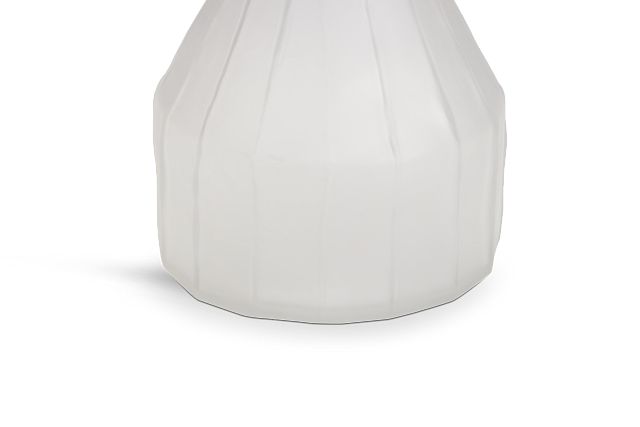 Beak White Vase