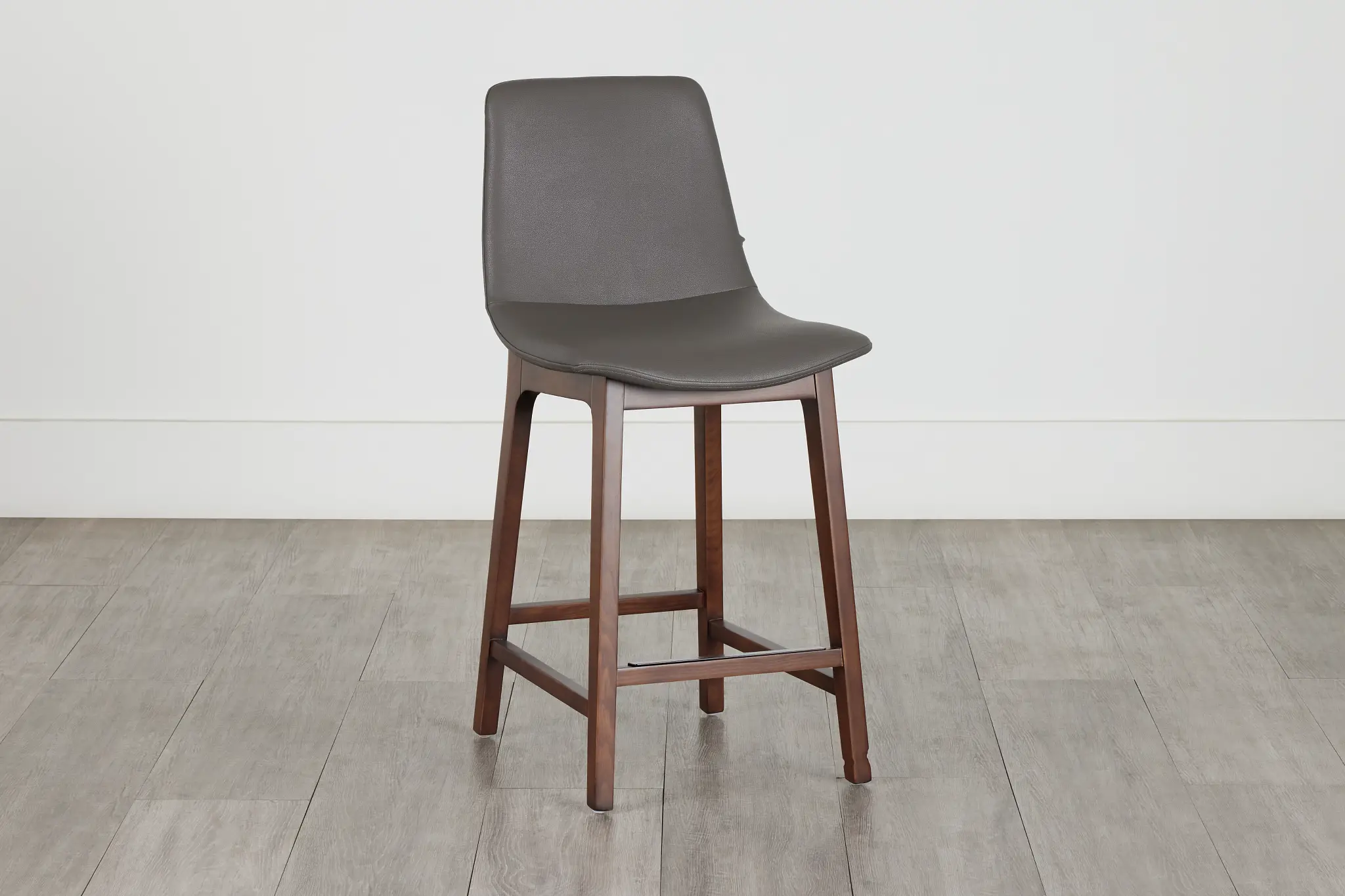 Hamilton Dark Gray Micro 24" Upholstered Barstool Hamilton Dark Gray Micro 24" Upholstered Barstool
