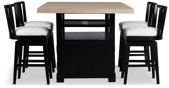 Southlake Two-tone High Table & 4 Barstools