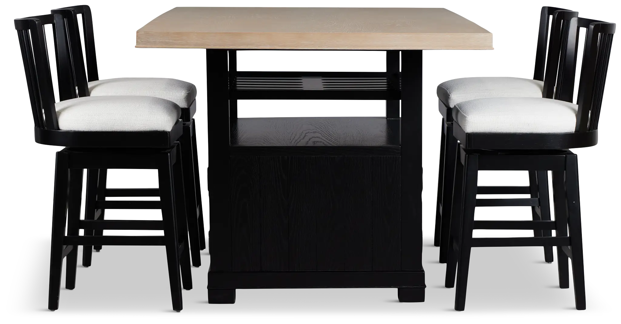 Southlake Two-tone High Table & 4 Barstools Southlake Two-tone High Table & 4 Barstools