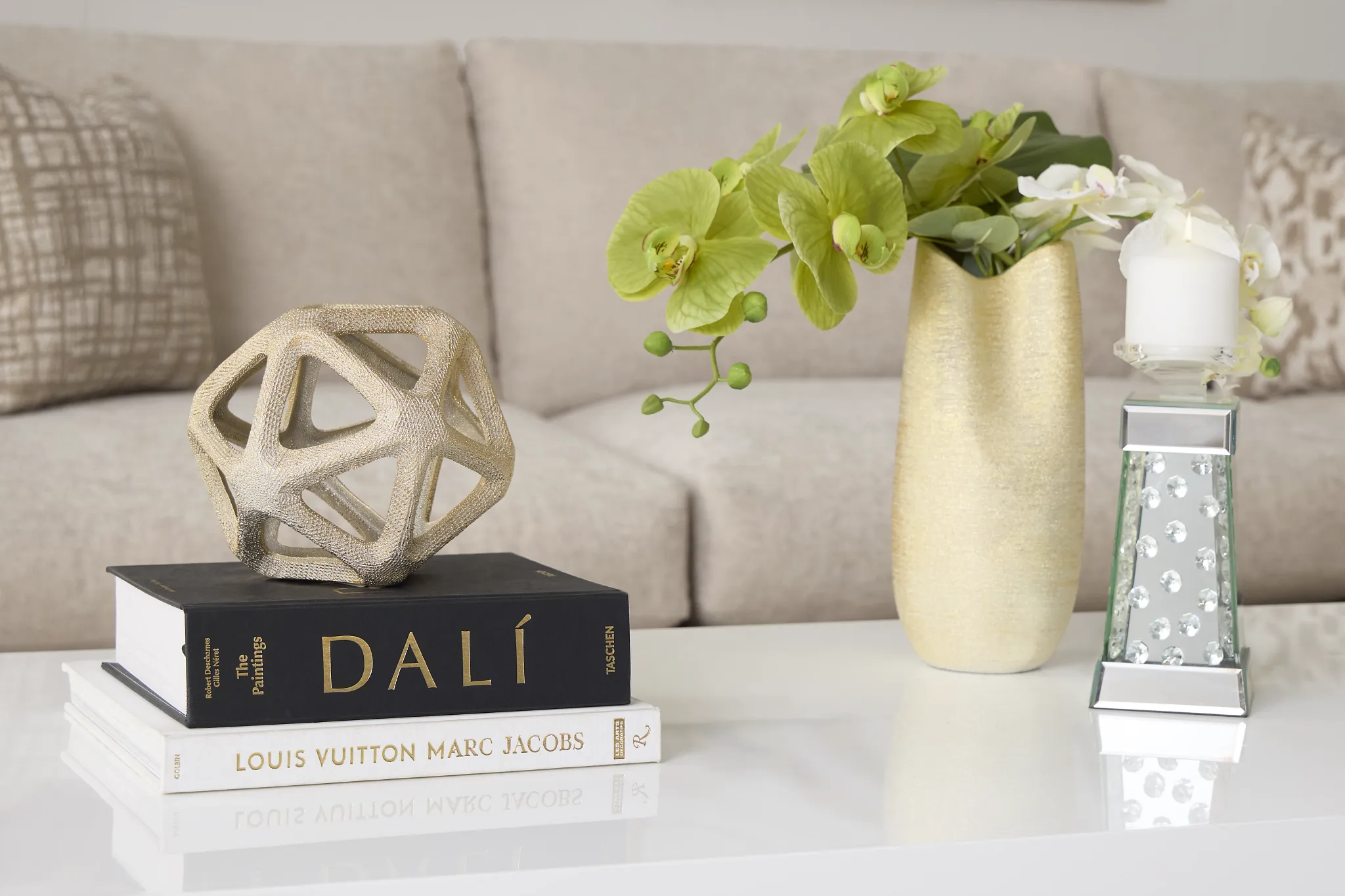 Coraline Champagne Tabletop Accessory