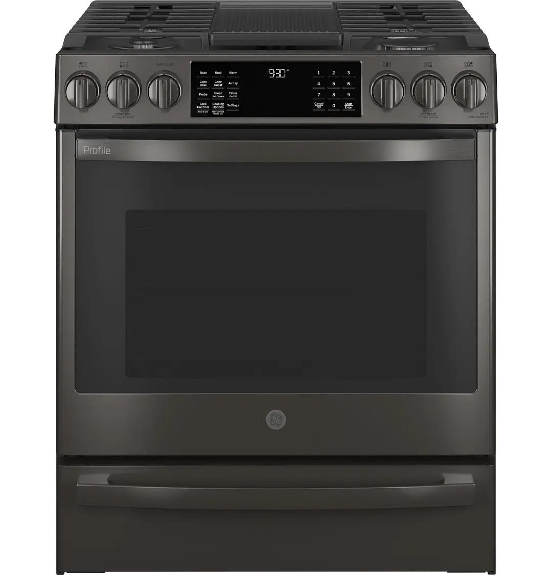 Ge Profile 930 Series Black 30" Gas Range Ge Profile 930 Series Black 30" Gas Range
