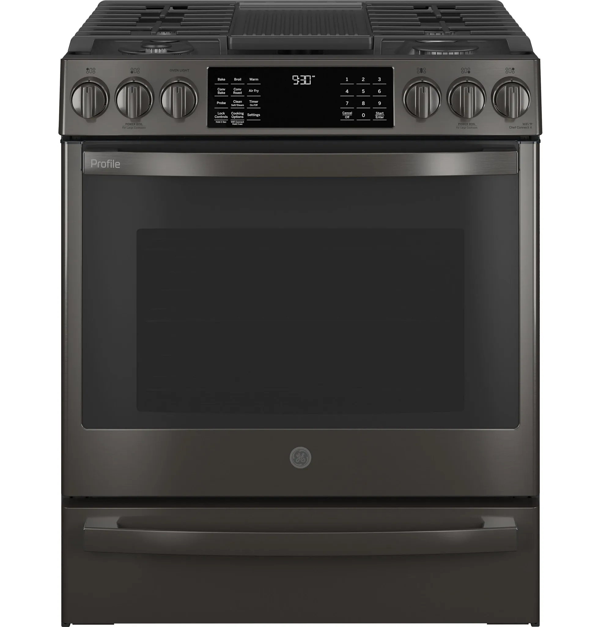 Ge Profile 930 Series Black 30" Gas Range