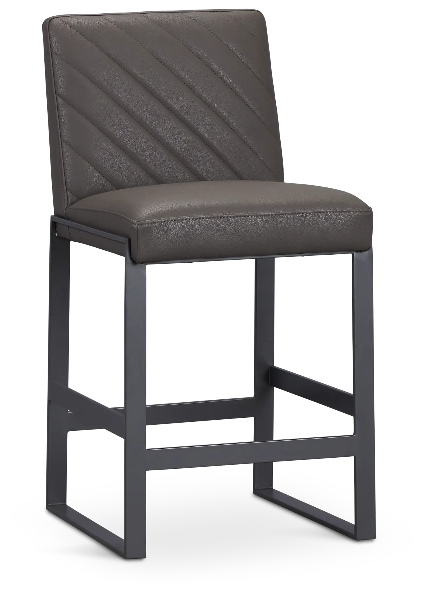 Harlem Dark Gray 24" Upholstered Barstool Harlem Dark Gray 24" Upholstered Barstool