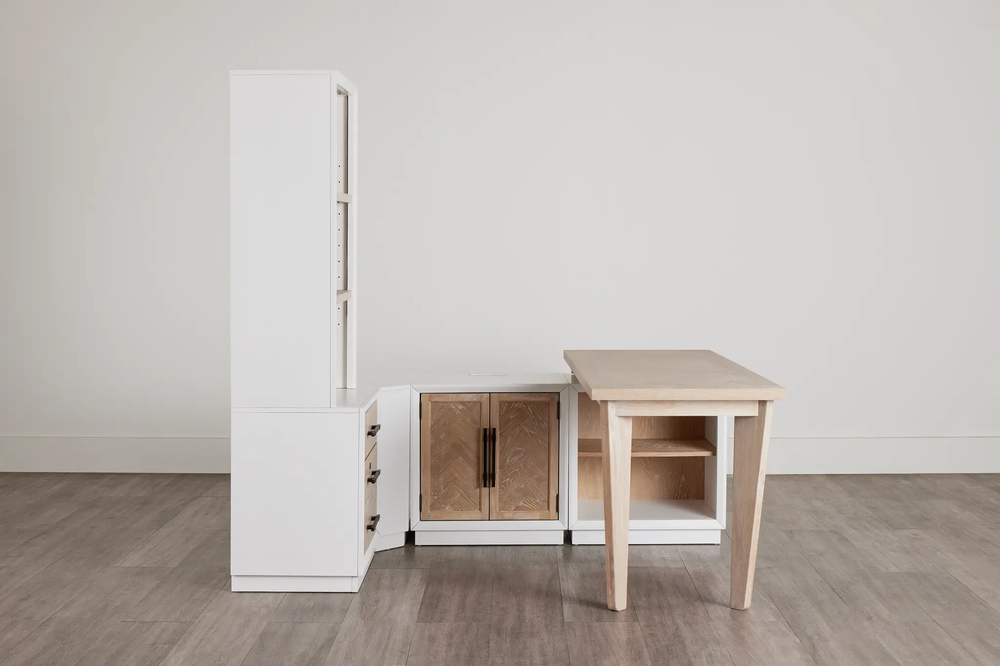 Boca Grande Light Tone Small L Wall Desk Boca Grande Light Tone Small L Wall Desk