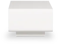 Zayden White Rectangular Coffee Table