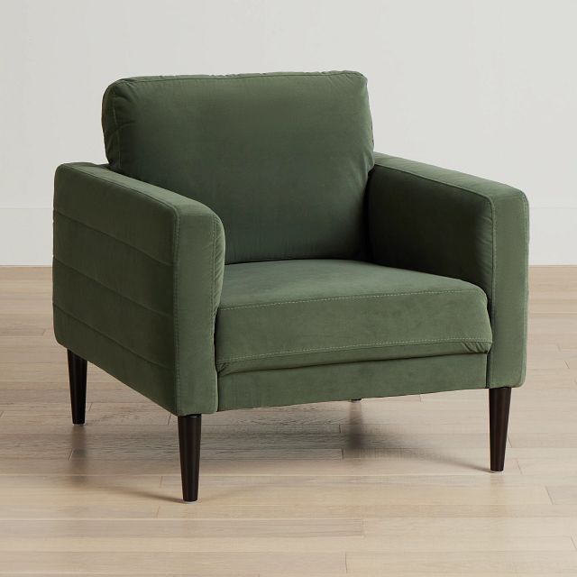 Nala Green Velvet Chair