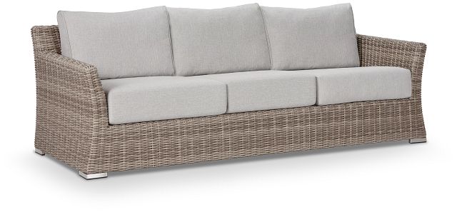 Raleigh Gray Woven Sofa
