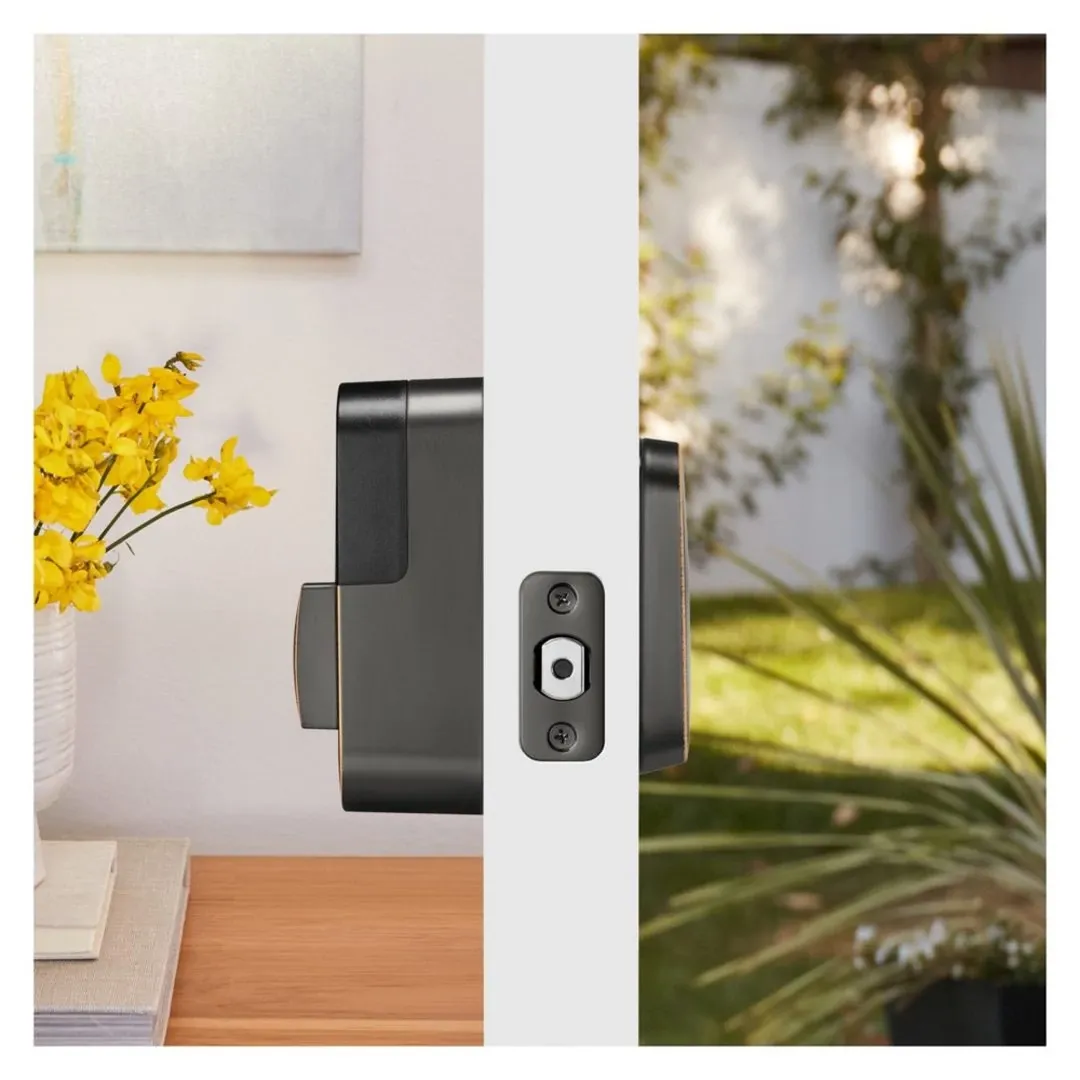 Yale Pro 2 Pushbutton & Connect Bridge Bronze Key-free Touchscreen Door Lock