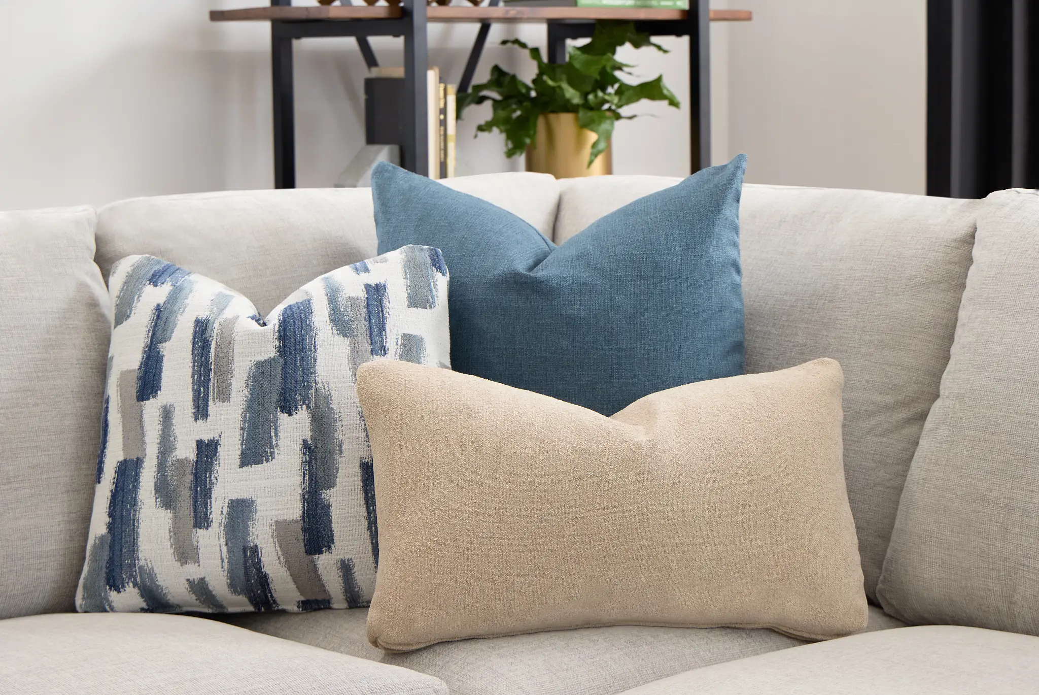 Eden Taupe Lumbar Accent Pillow Eden Taupe Lumbar Accent Pillow