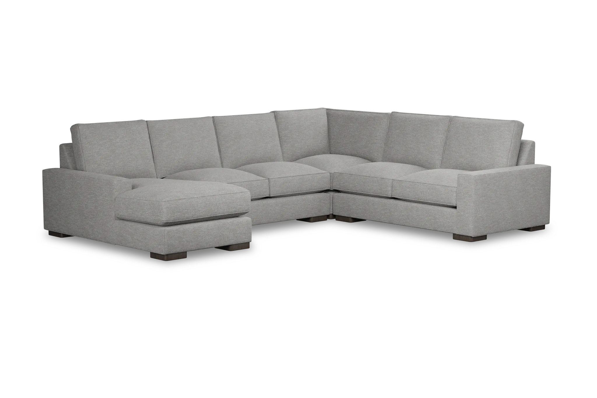 Edgewater Victory Gray Medium Left Chaise Sectional