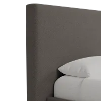 Grayton Elite Dark Gray 54" Upholstered Platform Bed